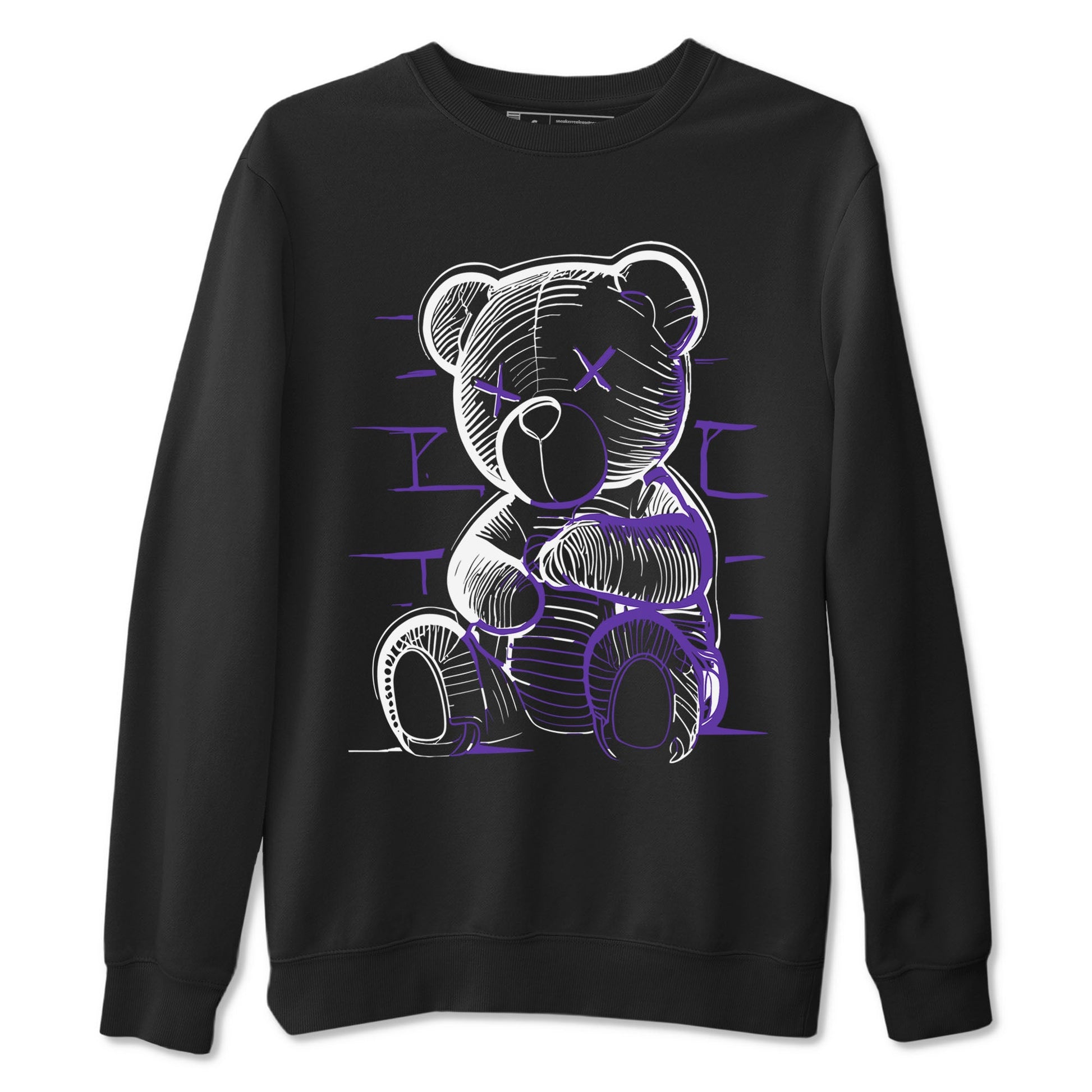 Nike SB Dunk Low Court Purple Shirt To Match Jordans Neon Bear Streetwear Fashion Dunk Low Court Purple SNRT Sneaker Release Tees unisex cotton Black 2 crew neck shirt
