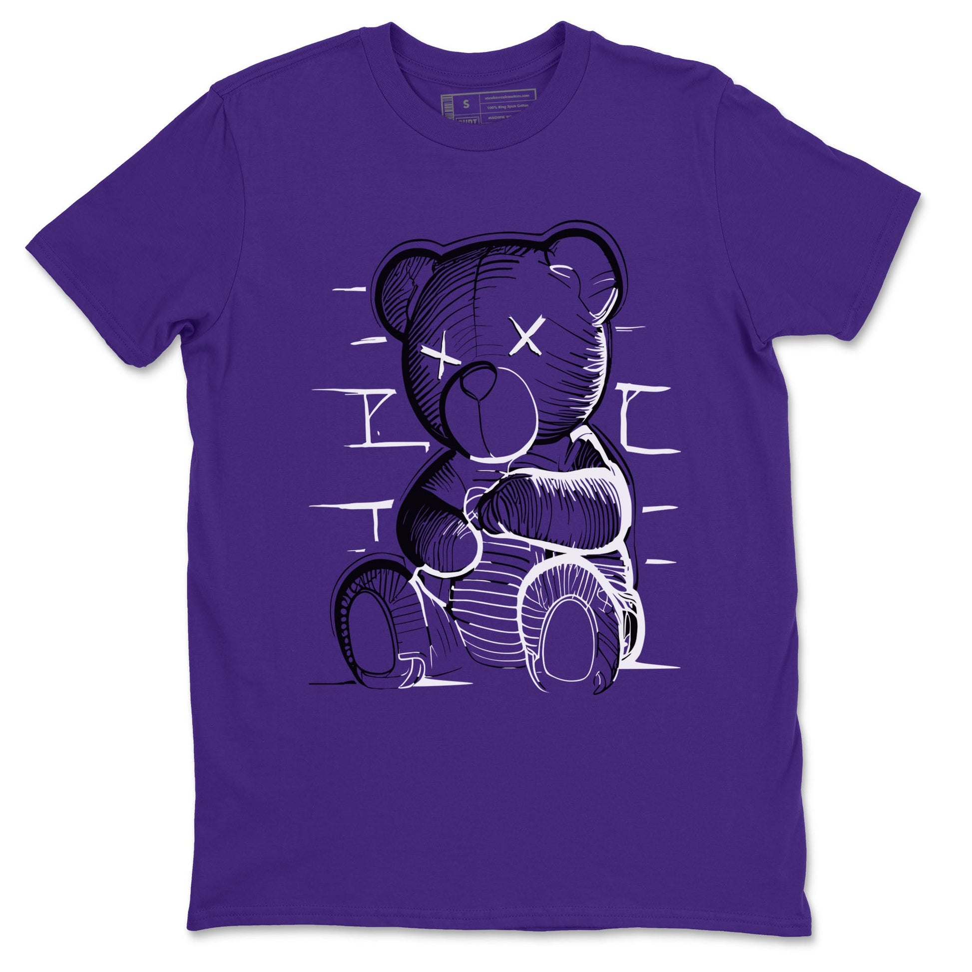 Nike SB Dunk Low Court Purple Shirt To Match Jordans Neon Bear Streetwear Fashion Dunk Low Court Purple SNRT Sneaker Release Tees unisex cotton Purple 2 crew neck shirt