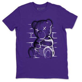 Nike SB Dunk Low Court Purple Shirt To Match Jordans Neon Bear Streetwear Fashion Dunk Low Court Purple SNRT Sneaker Release Tees unisex cotton Purple 2 crew neck shirt
