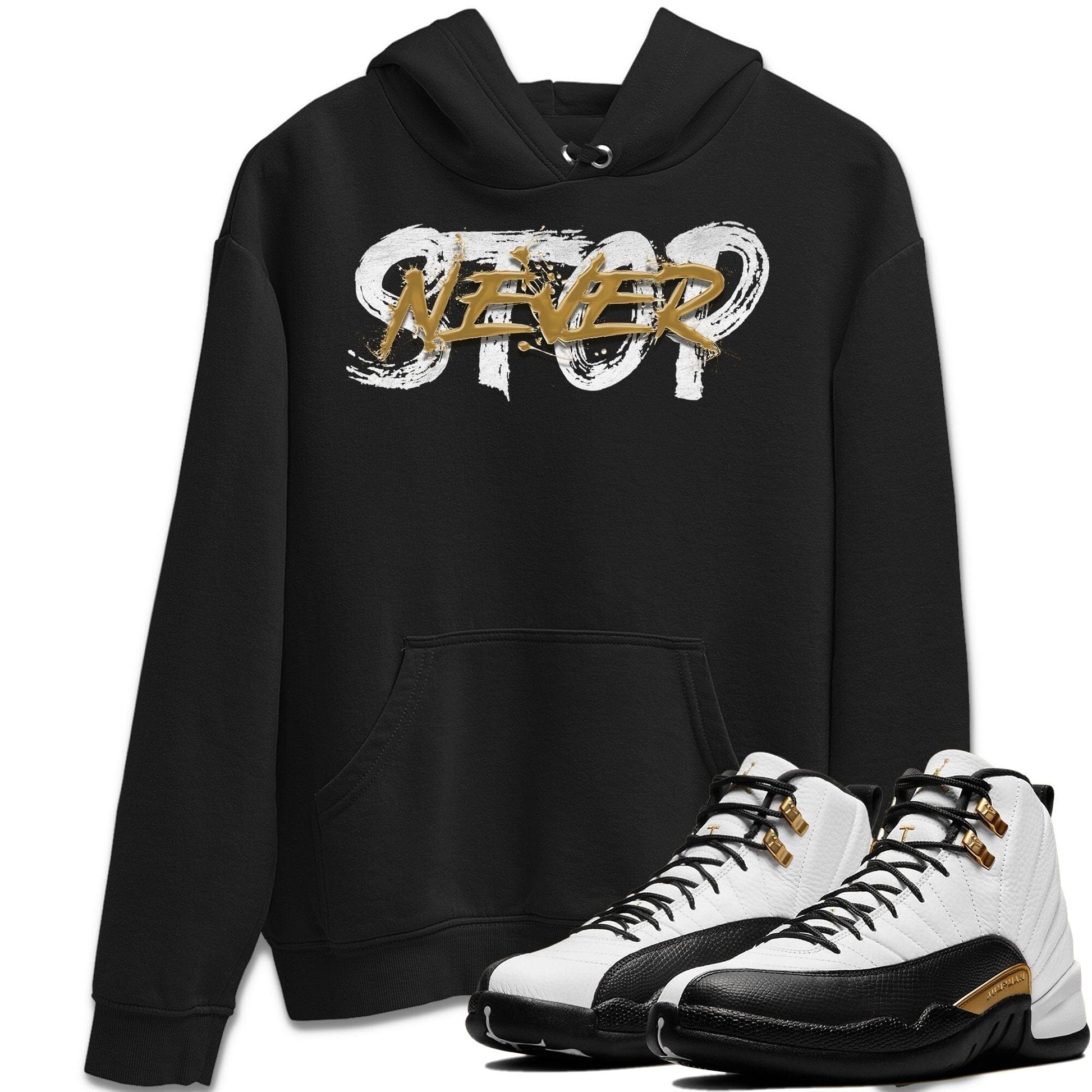 Jordan 12 Royalty Sneaker Match Tees Never Stop Sneaker Tees Jordan 12 Royalty Sneaker Release Tees Unisex Shirts