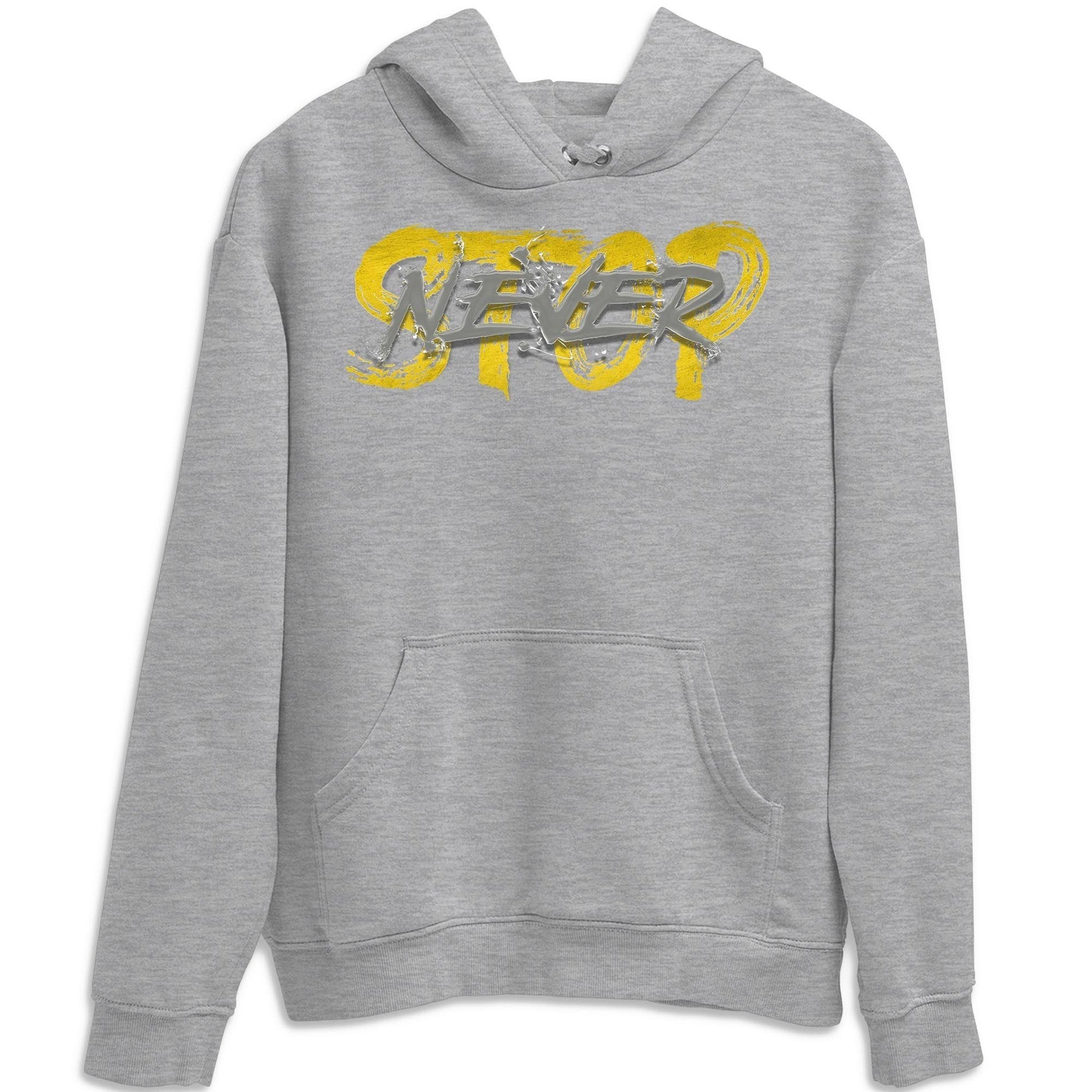 Jordan 4 Lightning Sneaker Match Tees Never Stop Sneaker Tees Jordan 4 Lightning Sneaker Release Tees Unisex Shirts