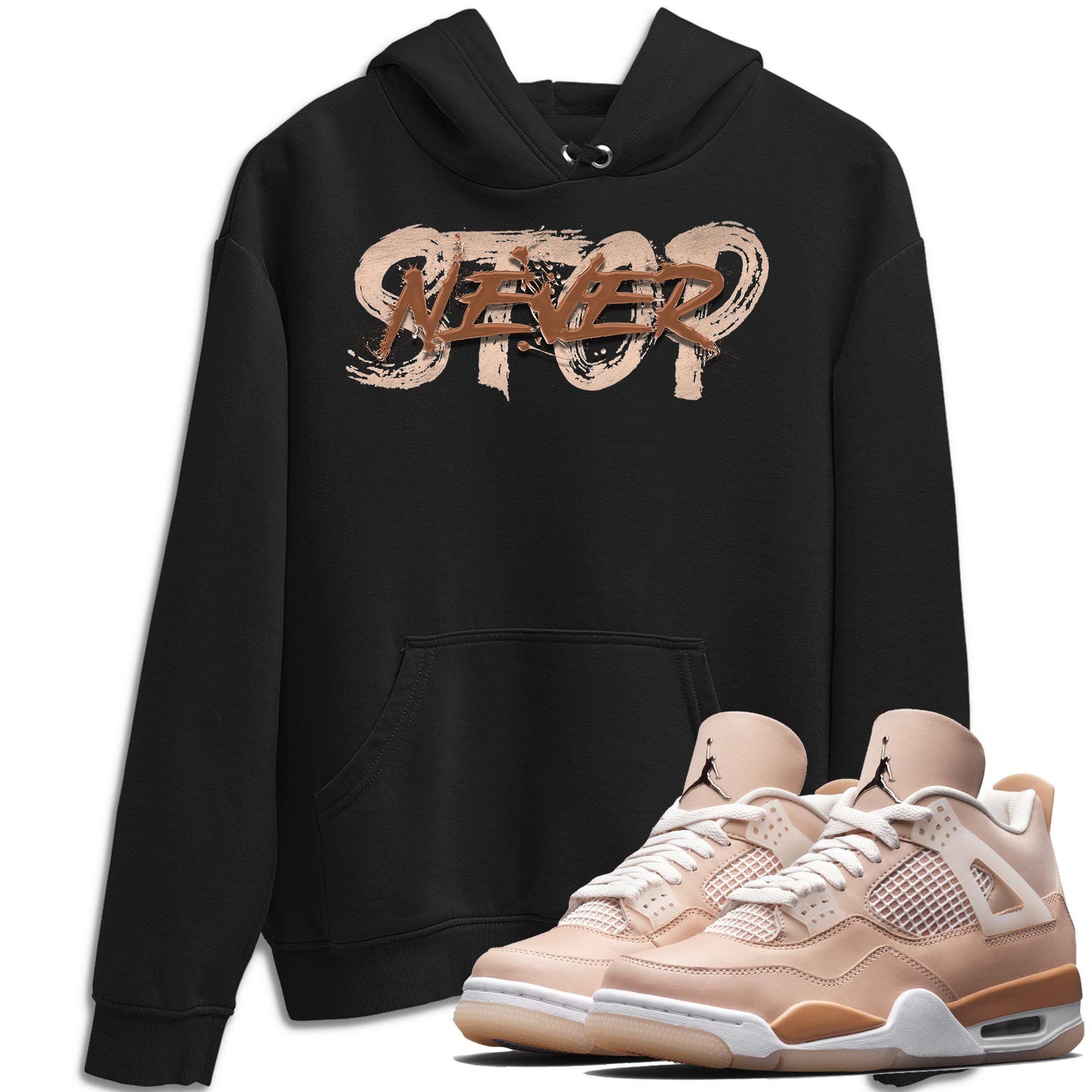 Jordan 4 Shimmer Sneaker Match Tees Never Stop Sneaker Tees Jordan 4 Shimmer Sneaker Release Tees Unisex Shirts