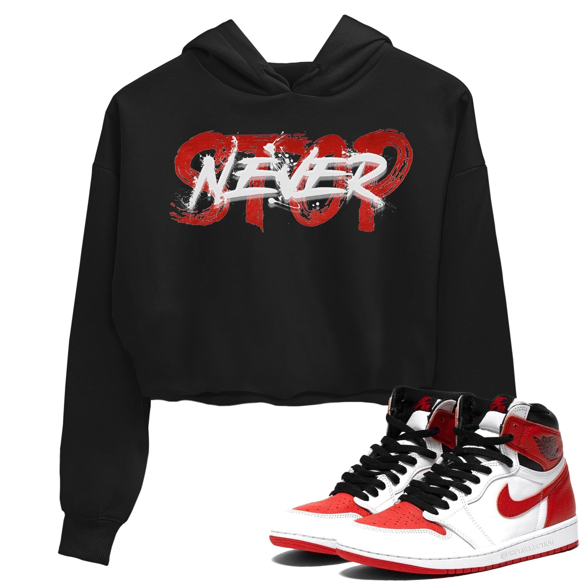 Jordan 1 Heritage Sneaker Match Tees Never Stop Sneaker Tees Jordan 1 Heritage Sneaker Release Tees Women's Shirts