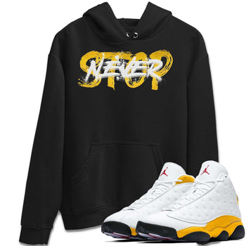 Jordan 13 Del Sol Sneaker Match Tees Never Stop Sneaker Tees Jordan 13 Del Sol Sneaker Release Tees Unisex Shirts