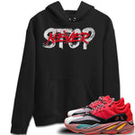 Yeezy 700 Hi-Res Red Sneaker Match Tees Never Stop Sneaker Tees Yeezy 700 Hi-Res Red Sneaker Release Tees Unisex Shirts