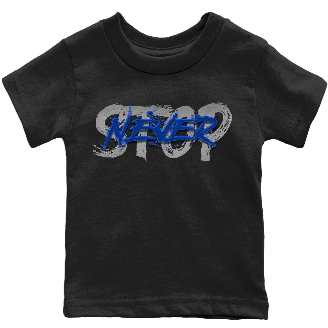 Jordan 5 Racer Blue Sneaker Match Tees Never Stop Sneaker Tees Jordan 5 Racer Blue Sneaker Release Tees Kids Shirts