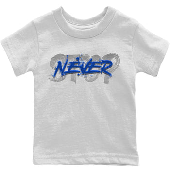 Jordan 5 Racer Blue Sneaker Match Tees Never Stop Sneaker Tees Jordan 5 Racer Blue Sneaker Release Tees Kids Shirts