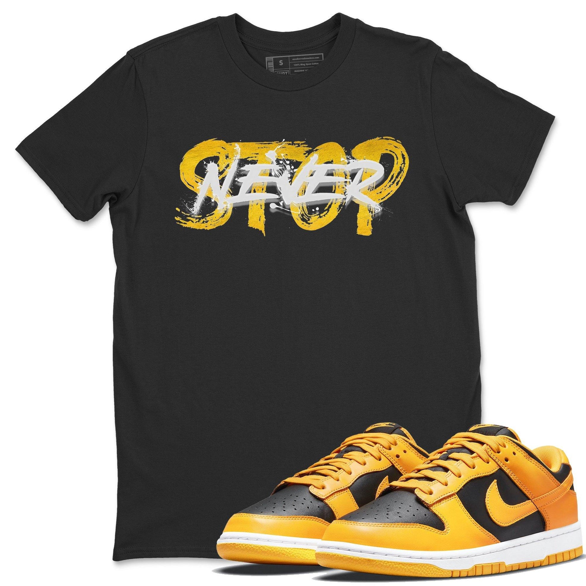 Dunk Championship Goldenrod Sneaker Match Tees Never Stop Sneaker Tees Dunk Championship Goldenrod Sneaker Release Tees Unisex Shirts