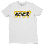 Dunk Championship Goldenrod Sneaker Match Tees Never Stop Sneaker Tees Dunk Championship Goldenrod Sneaker Release Tees Unisex Shirts