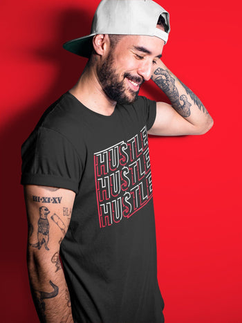 Jordan 4 Red Thunder Sneaker Match Tees New Hustle Sneaker Tees Jordan 4 Red Thunder Sneaker Release Tees Unisex Shirts