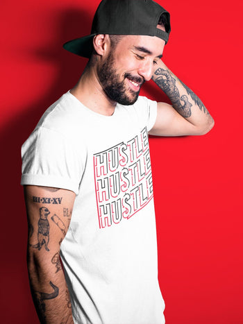 Jordan 4 Red Thunder Sneaker Match Tees New Hustle Sneaker Tees Jordan 4 Red Thunder Sneaker Release Tees Unisex Shirts
