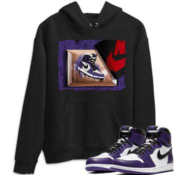 Jordan 1 Court Purple Sneaker Match Tees New Kicks Sneaker Tees Jordan 1 Court Purple Sneaker Release Tees Unisex Shirts