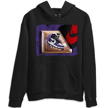 Jordan 1 Court Purple Sneaker Match Tees New Kicks Sneaker Tees Jordan 1 Court Purple Sneaker Release Tees Unisex Shirts