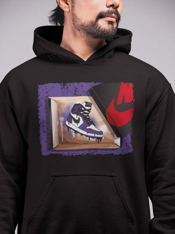 Jordan 1 Court Purple Sneaker Match Tees New Kicks Sneaker Tees Jordan 1 Court Purple Sneaker Release Tees Unisex Shirts