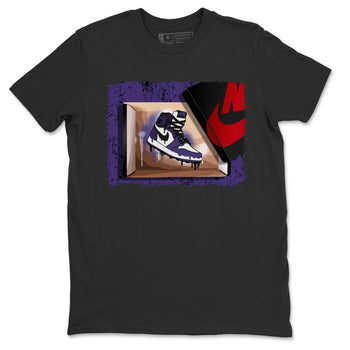 Jordan 1 Court Purple Sneaker Match Tees New Kicks Sneaker Tees Jordan 1 Court Purple Sneaker Release Tees Unisex Shirts