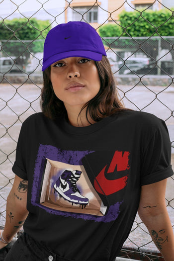 Jordan 1 Court Purple Sneaker Match Tees New Kicks Sneaker Tees Jordan 1 Court Purple Sneaker Release Tees Unisex Shirts