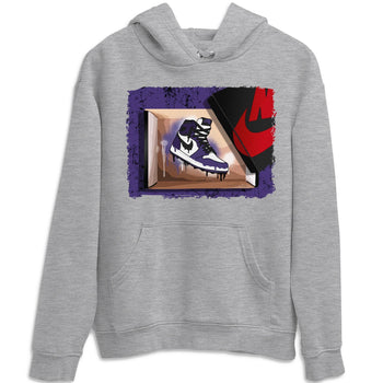 Jordan 1 Court Purple Sneaker Match Tees New Kicks Sneaker Tees Jordan 1 Court Purple Sneaker Release Tees Unisex Shirts