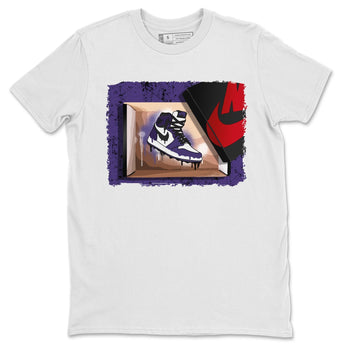 Jordan 1 Court Purple Sneaker Match Tees New Kicks Sneaker Tees Jordan 1 Court Purple Sneaker Release Tees Unisex Shirts