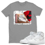 Jordan 1 Neutral Grey Sneaker Match Tees New Kicks Sneaker Tees Jordan 1 Neutral Grey Sneaker Release Tees Unisex Shirts