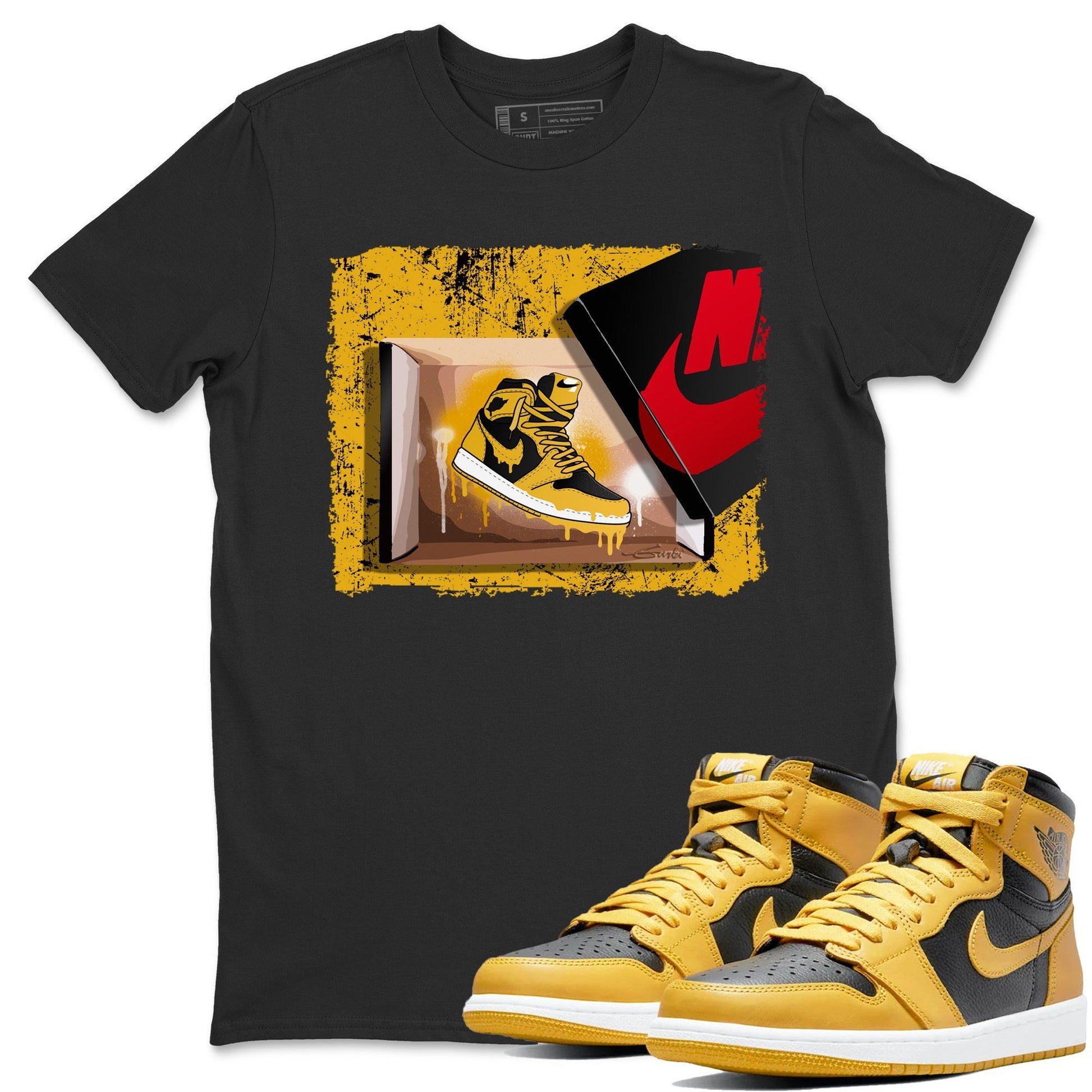 Jordan 1 Pollen Sneaker Match Tees New Kicks Sneaker Tees Jordan 1 Pollen Sneaker Release Tees Unisex Shirts