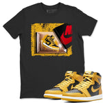 Jordan 1 Pollen Sneaker Match Tees New Kicks Sneaker Tees Jordan 1 Pollen Sneaker Release Tees Unisex Shirts