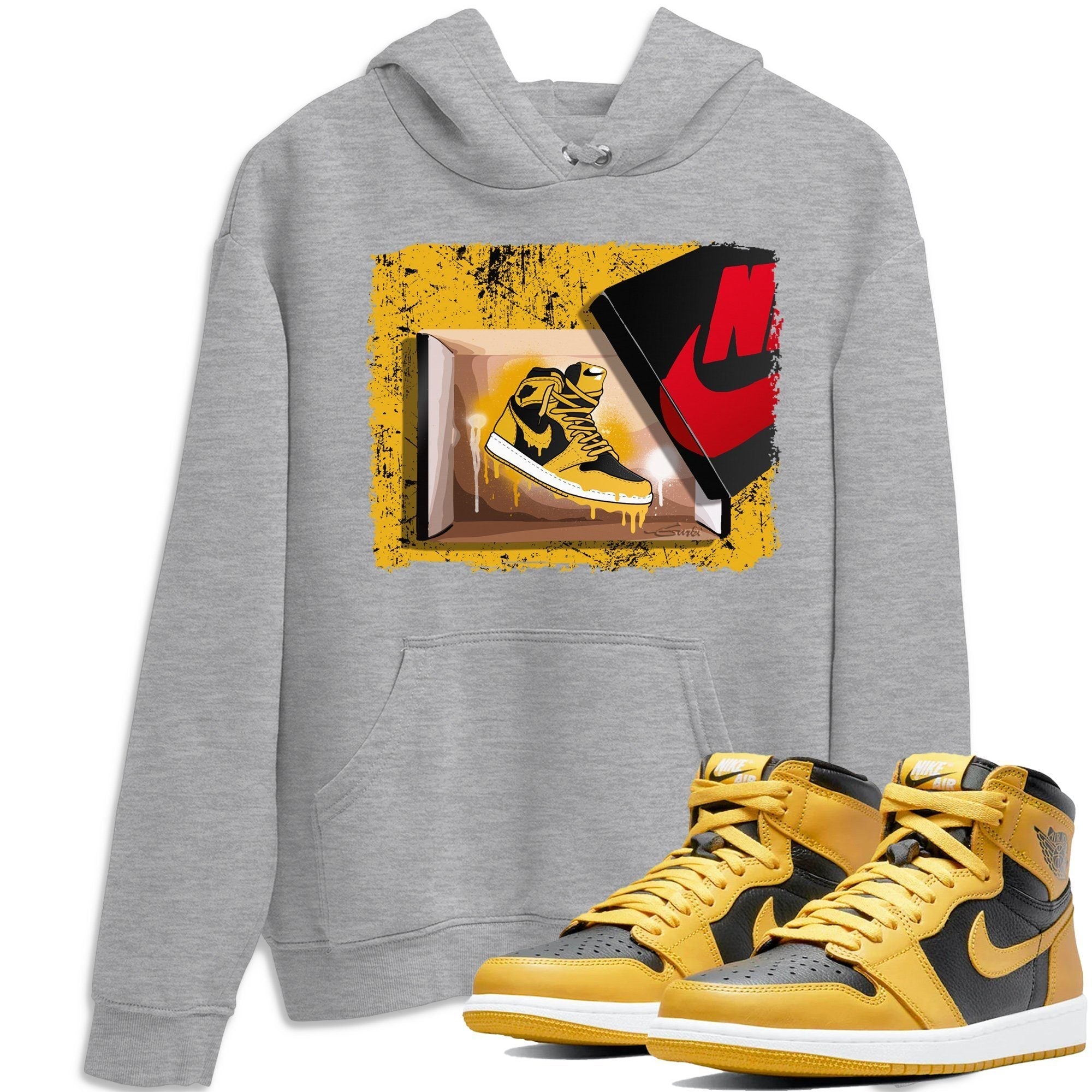 Jordan 1 Pollen Sneaker Match Tees New Kicks Sneaker Tees Jordan 1 Pollen Sneaker Release Tees Unisex Shirts