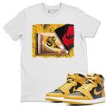 Jordan 1 Pollen Sneaker Match Tees New Kicks Sneaker Tees Jordan 1 Pollen Sneaker Release Tees Unisex Shirts