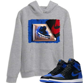 Jordan 1 Royal Black Sneaker Match Tees New Kicks Sneaker Tees Jordan 1 Royal Black Sneaker Release Tees Unisex Shirts