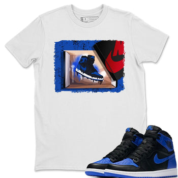 Jordan 1 Royal Black Sneaker Match Tees New Kicks Sneaker Tees Jordan 1 Royal Black Sneaker Release Tees Unisex Shirts