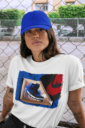 Jordan 1 Royal Black Sneaker Match Tees New Kicks Sneaker Tees Jordan 1 Royal Black Sneaker Release Tees Unisex Shirts