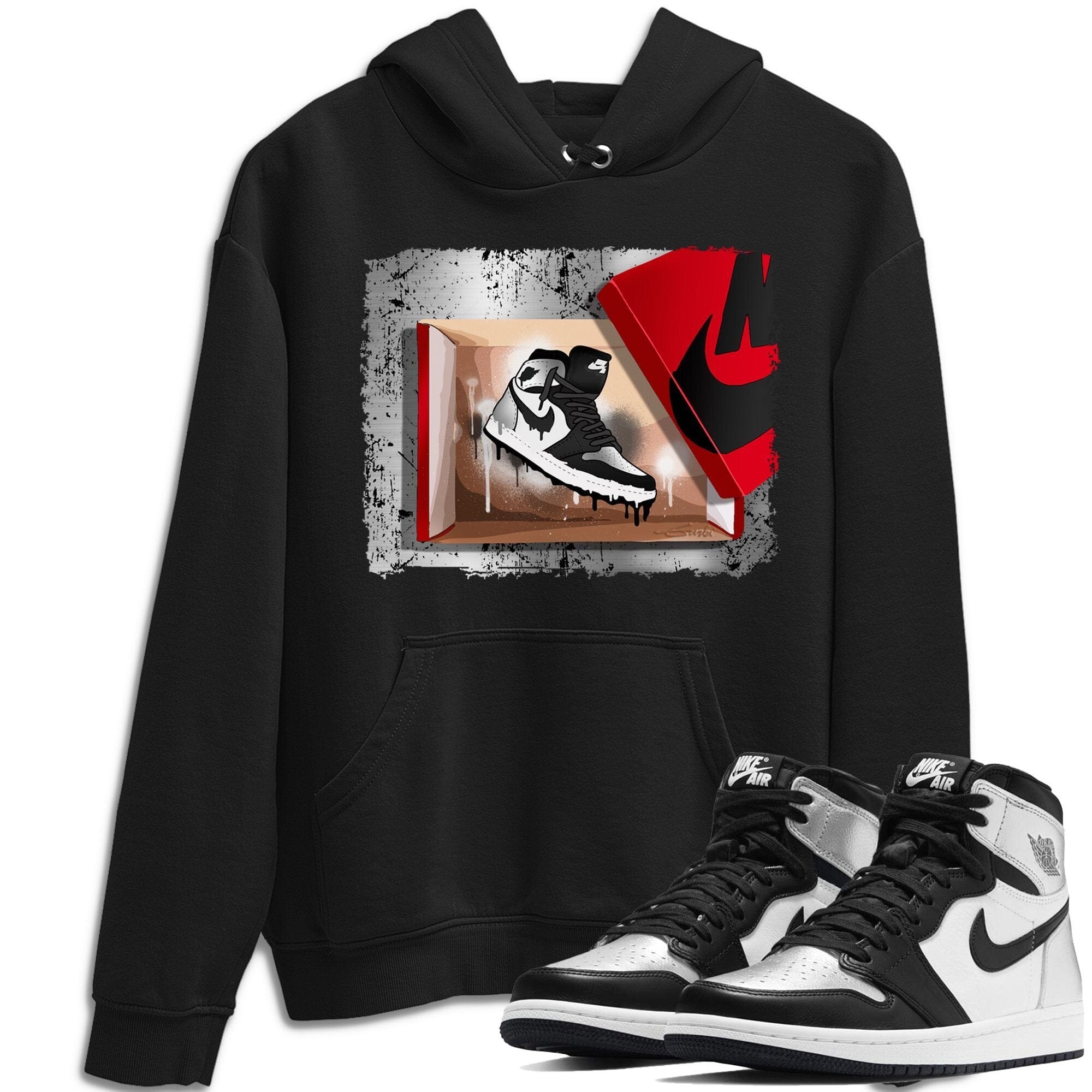 Jordan 1 Silver Toe Sneaker Match Tees New Kicks Sneaker Tees Jordan 1 Silver Toe Sneaker Release Tees Unisex Shirts