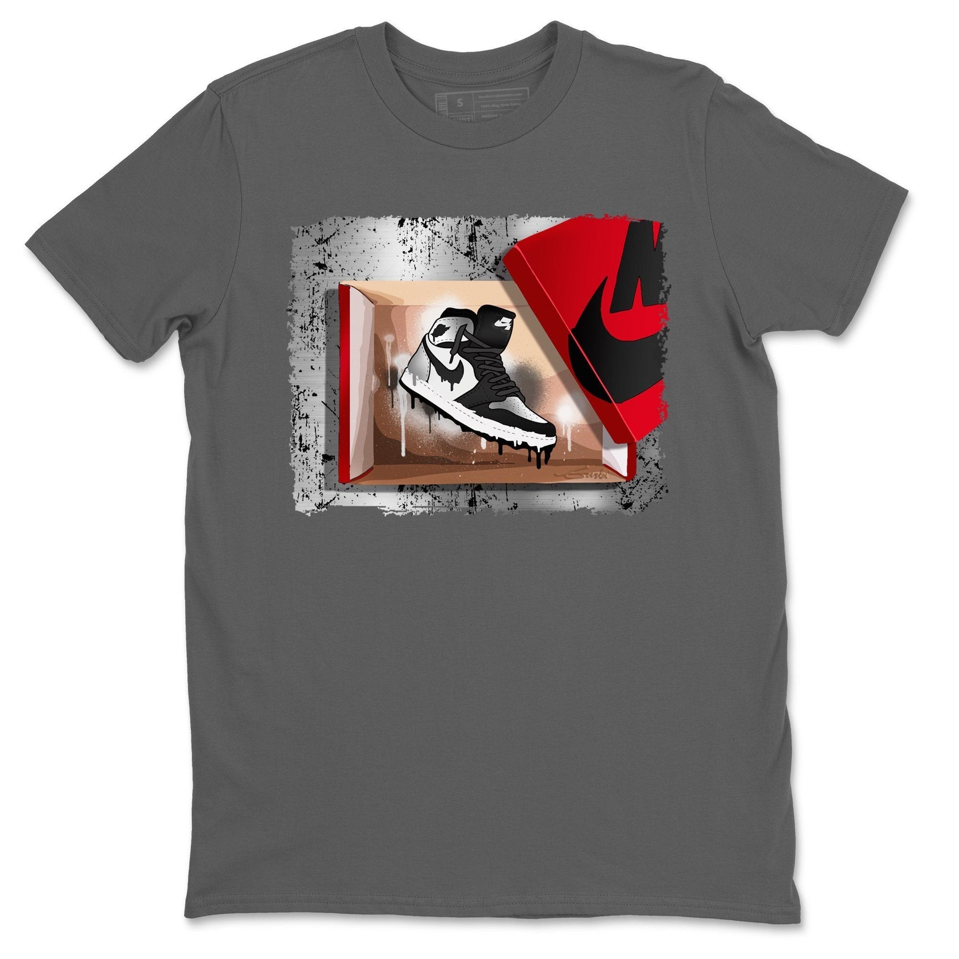 Jordan 1 Silver Toe Sneaker Match Tees New Kicks Sneaker Tees Jordan 1 Silver Toe Sneaker Release Tees Unisex Shirts