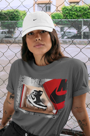 Jordan 1 Silver Toe Sneaker Match Tees New Kicks Sneaker Tees Jordan 1 Silver Toe Sneaker Release Tees Unisex Shirts