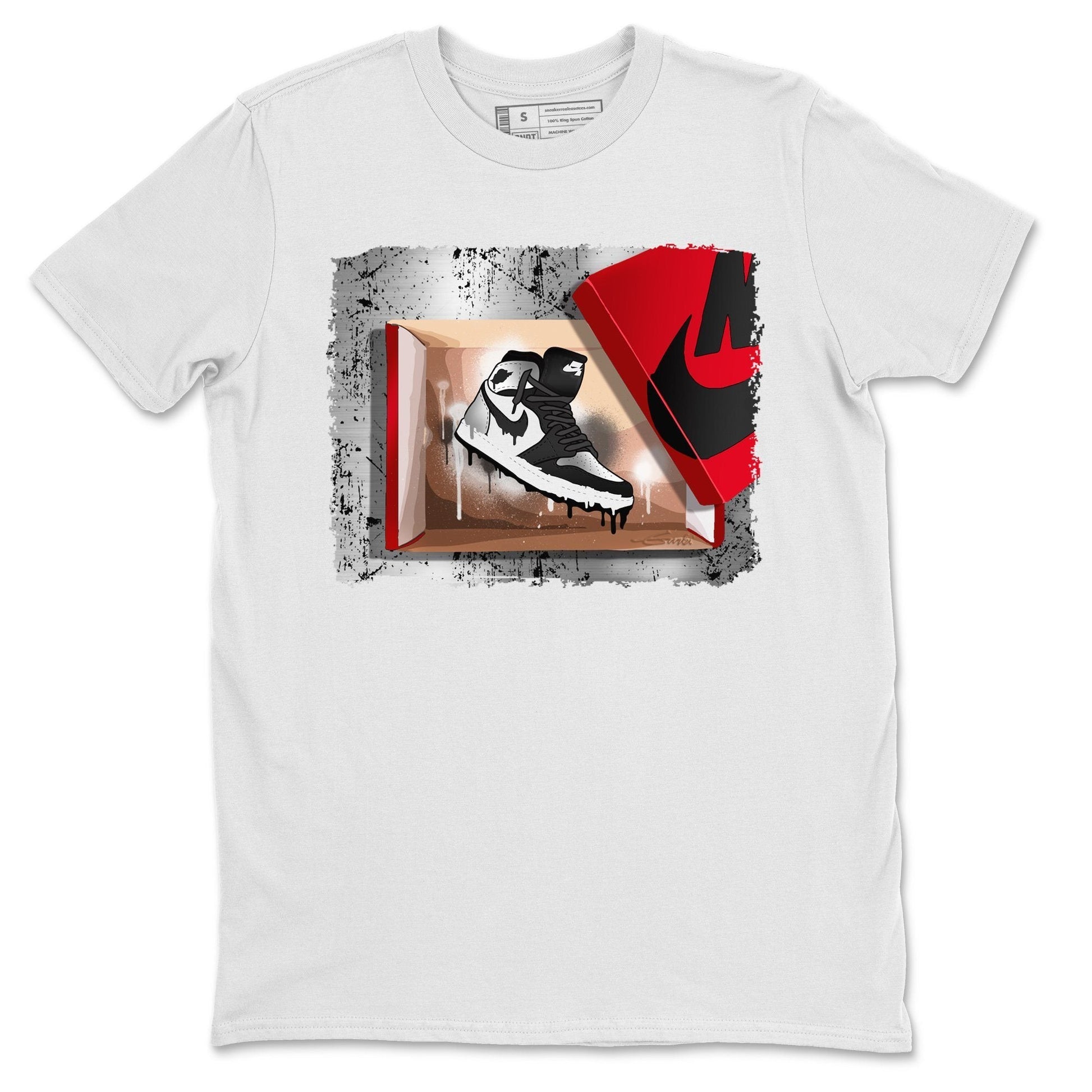 Jordan 1 Silver Toe Sneaker Match Tees New Kicks Sneaker Tees Jordan 1 Silver Toe Sneaker Release Tees Unisex Shirts