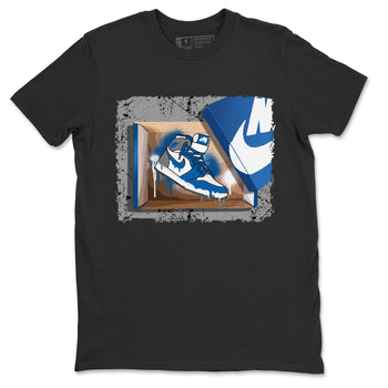 Jordan 1 True Blue Sneaker Match Tees New Kicks Sneaker Tees Jordan 1 True Blue Sneaker Release Tees Unisex Shirts