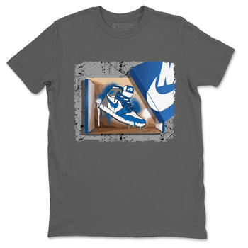 Jordan 1 True Blue Sneaker Match Tees New Kicks Sneaker Tees Jordan 1 True Blue Sneaker Release Tees Unisex Shirts