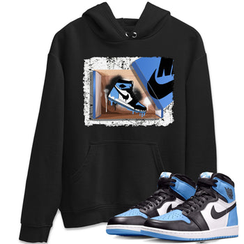 Air Jordan 1 Retro High OG UNC Toe shirt to match jordans New Kicks sneaker tees UNC Toe 1s SNRT Sneaker Release Tees Unisex Black 1 T-Shirt