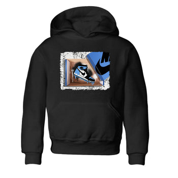 Air Jordan 1 Retro High OG UNC Toe shirt to match jordans New Kicks sneaker tees UNC Toe 1s SNRT Sneaker Release Tees Baby Toddler Black 2 T-Shirt