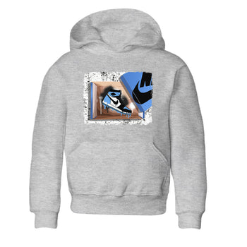 Air Jordan 1 Retro High OG UNC Toe shirt to match jordans New Kicks sneaker tees UNC Toe 1s SNRT Sneaker Release Tees Baby Toddler Heather Grey 2 T-Shirt