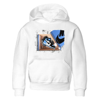 Air Jordan 1 Retro High OG UNC Toe shirt to match jordans New Kicks sneaker tees UNC Toe 1s SNRT Sneaker Release Tees Baby Toddler White 2 T-Shirt