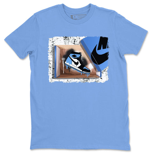 Air Jordan 1 Retro High OG UNC Toe shirt to match jordans New Kicks sneaker tees UNC Toe 1s SNRT Sneaker Release Tees Unisex Carolina Blue 2 T-Shirt