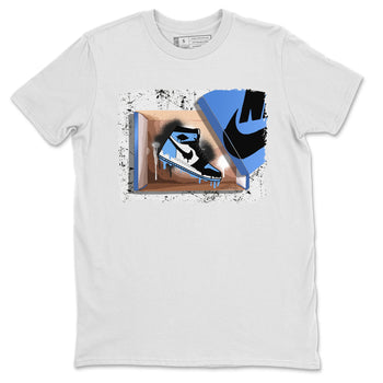 Air Jordan 1 Retro High OG UNC Toe shirt to match jordans New Kicks sneaker tees UNC Toe 1s SNRT Sneaker Release Tees Unisex White 2 T-Shirt