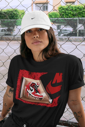 Jordan 1 Varsity Red Sneaker Match Tees New Kicks Sneaker Tees Jordan 1 Varsity Red Sneaker Release Tees Unisex Shirts