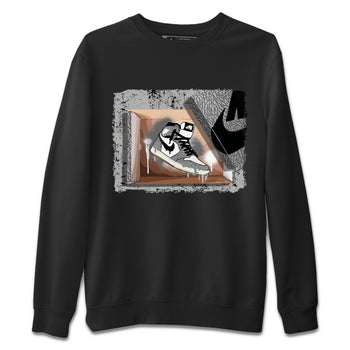 Jordan 1 White Cement Sneaker Match Tees New Kicks Sneaker Tees Jordan 1 White Cement Sneaker Release Tees Unisex Shirts