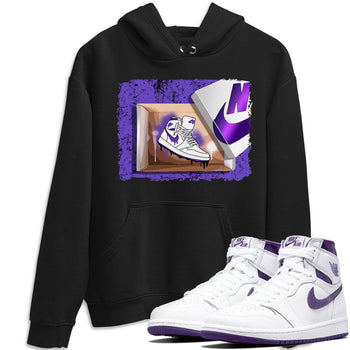 Jordan 1 WMNS Court Purple Sneaker Match Tees New Kicks Sneaker Tees Jordan 1 WMNS Court Purple Sneaker Release Tees Unisex Shirts