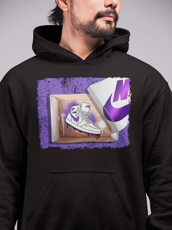 Jordan 1 WMNS Court Purple Sneaker Match Tees New Kicks Sneaker Tees Jordan 1 WMNS Court Purple Sneaker Release Tees Unisex Shirts