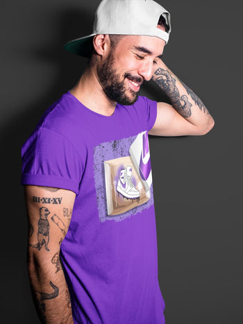 Jordan 1 WMNS Court Purple Sneaker Match Tees New Kicks Sneaker Tees Jordan 1 WMNS Court Purple Sneaker Release Tees Unisex Shirts