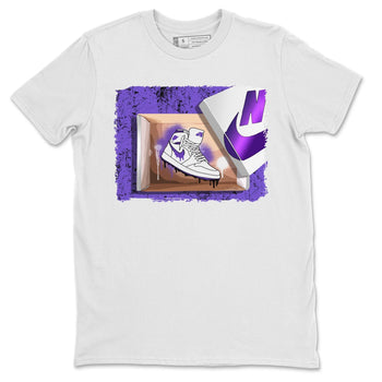 Jordan 1 WMNS Court Purple Sneaker Match Tees New Kicks Sneaker Tees Jordan 1 WMNS Court Purple Sneaker Release Tees Unisex Shirts