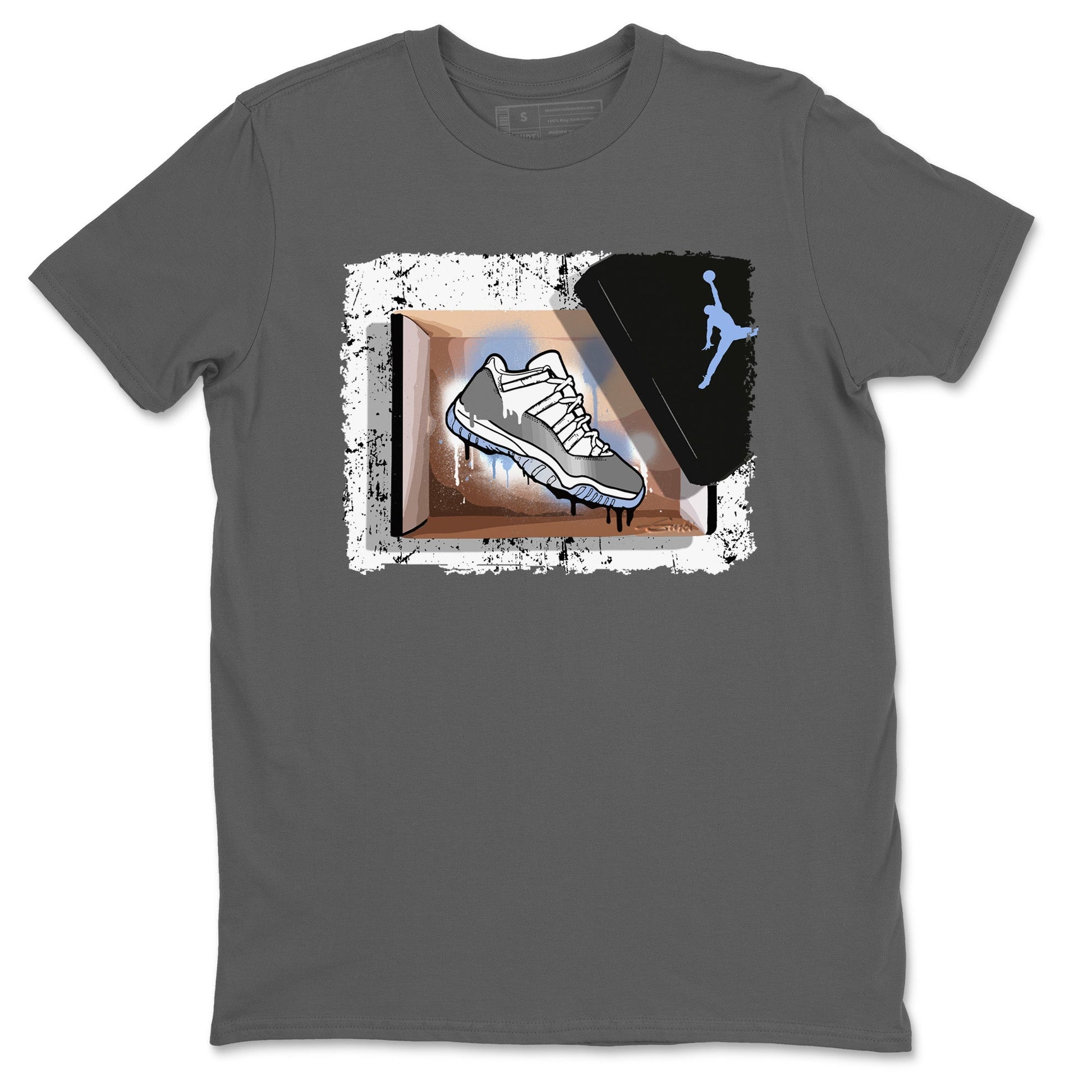 Air Jordan 11 White Cement Sneaker Match Tees New Kicks Sneaker Tees Jordan 11 Retro White Cement Sneaker Release Tees Unisex Shirts Cool Grey 2
