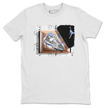 Air Jordan 11 White Cement Sneaker Match Tees New Kicks Sneaker Tees Jordan 11 Retro White Cement Sneaker Release Tees Unisex Shirts White 2